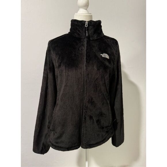 The North Face Black Osito Long sleeve women’s soft fleece jacket L - Picture 2 of 12